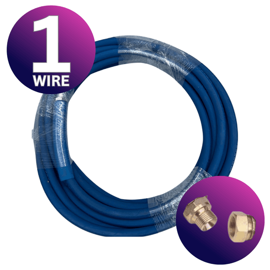 Astrox Astrox 3/8" BSP 1 Wire High Pressure Blue Non Marking Hose - 250bar Rated