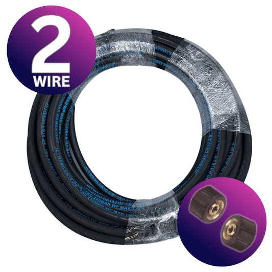 Astrox Astrox 3/8" M22 2 Wire High Pressure Rubber Hose - 400bar Rated