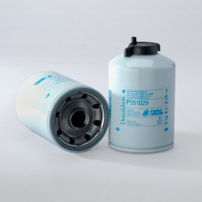 Donaldson Fuel Filter, Water Separator Spin-On Twist&Drain - Donaldson P551029
