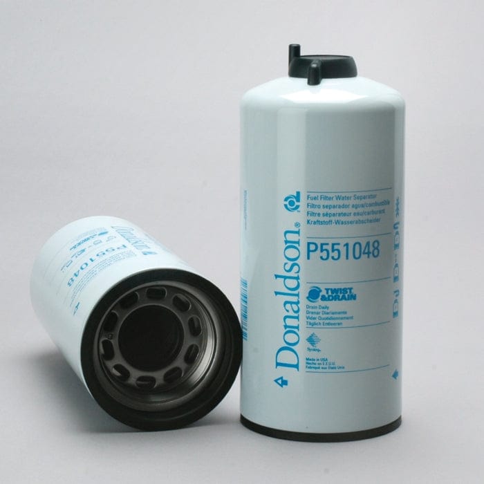 Donaldson Fuel Filter, Water Separator Spin-On Twist&Drain - Donaldson P551048