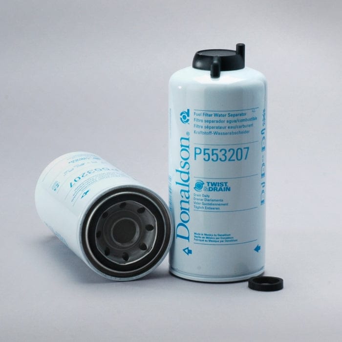 Donaldson Fuel Filter, Water Separator Spin-On Twist&Drain - Donaldson P553207