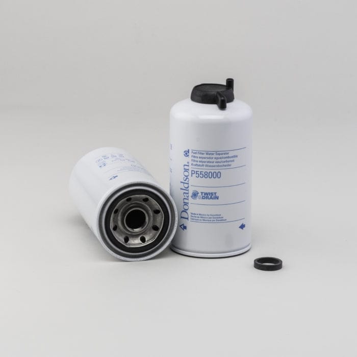 Donaldson Fuel Filter, Water Separator Spin-On Twist&Drain - Donaldson P558000