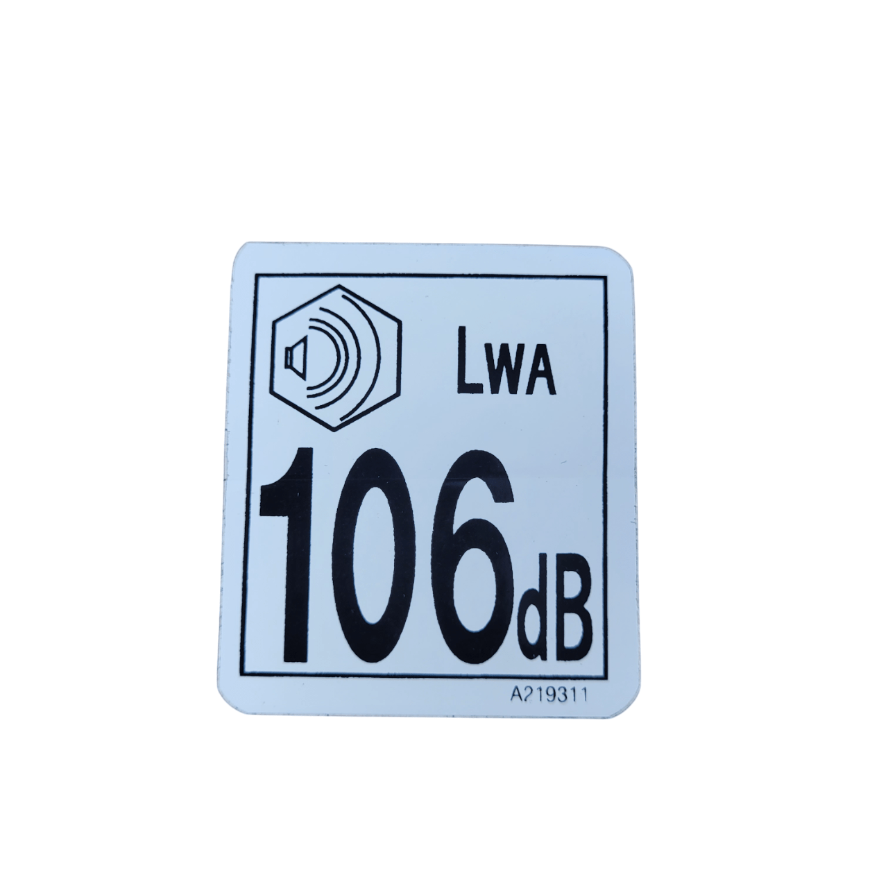 Doosan Decibel - Fork Truck Safety Information Decal - Doosan