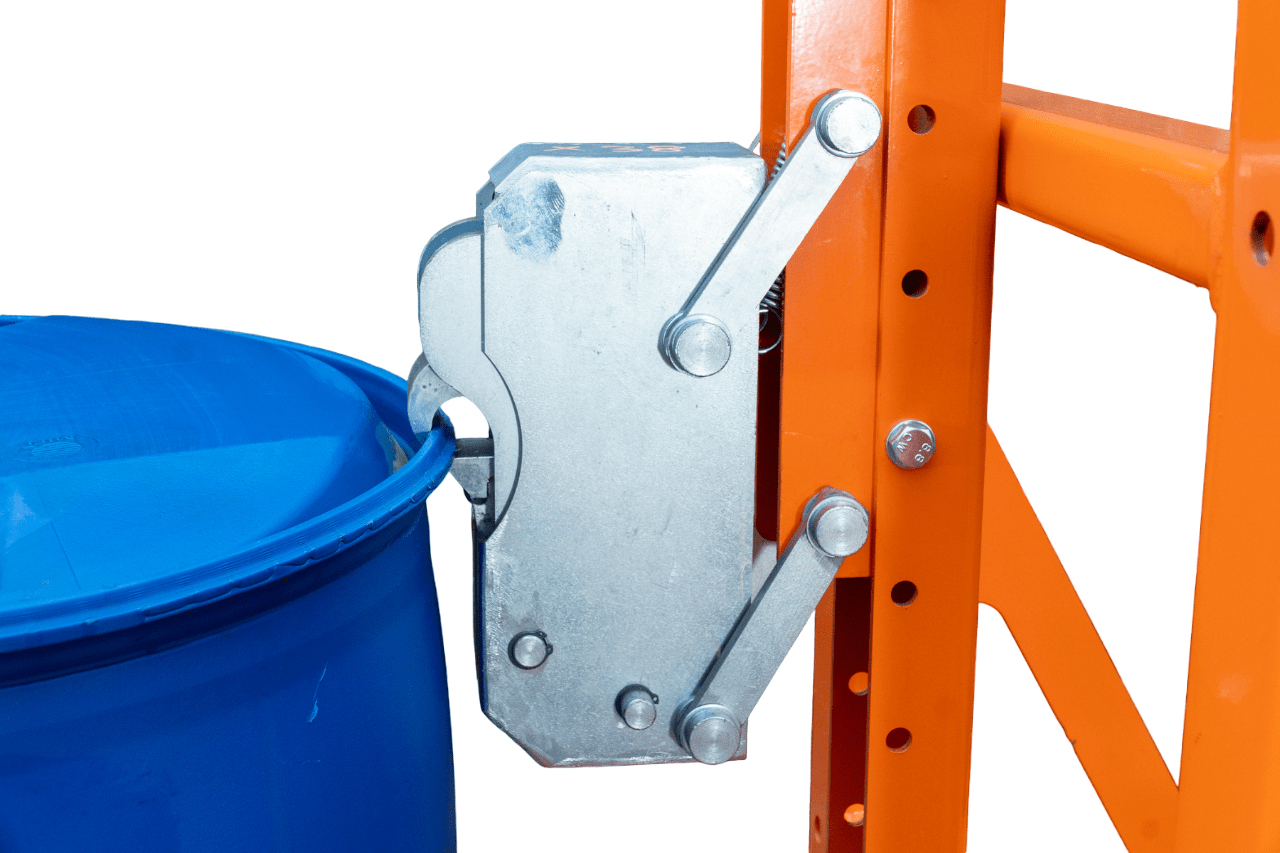 Invicta Forks & Attachments Limited IRG-2 Rim Grip Drum Handler - Double