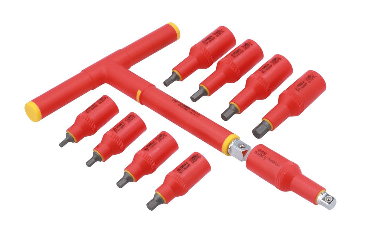 Laser Insulated Socket Hex Bit Set 10pc - (Laser 8561)