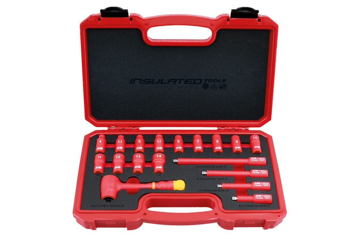 Laser Insulated Socket Set 1/4"D 18pc - (Laser 6145)