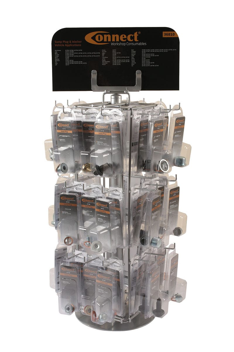 Hydro Plug Rack Sump Plug Rack c/w 72 Packs. - (Connect 36810) – MH Spares