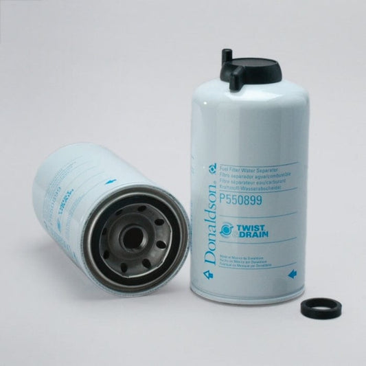 Donaldson Fuel Filter, Water Separator Spin-On Twist&Drain - Donaldson P550899