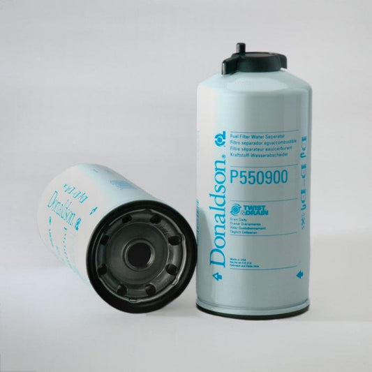 Donaldson Fuel Filter, Water Separator Spin-On Twist&Drain - Donaldson P550900