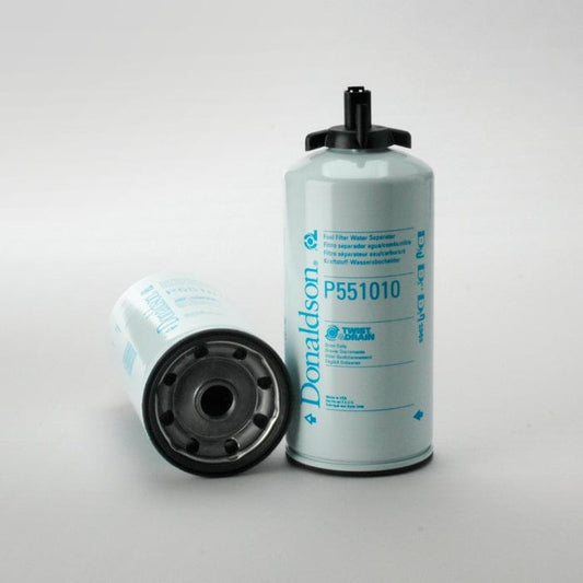 Donaldson Fuel Filter, Water Separator Spin-On Twist&Drain - Donaldson P551010