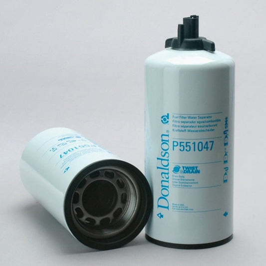 Donaldson Fuel Filter, Water Separator Spin-On Twist&Drain - Donaldson P551047