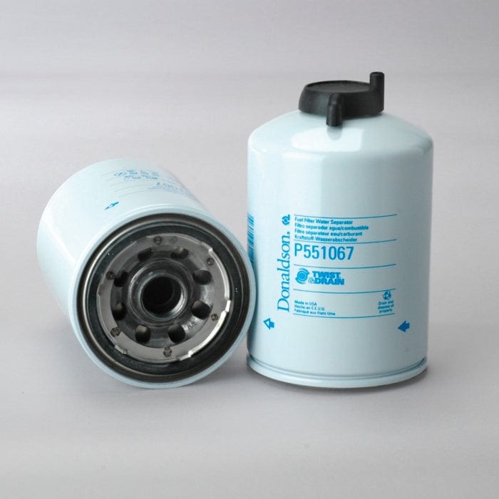 Donaldson Fuel Filter, Water Separator Spin-On Twist&Drain - Donaldson P551067