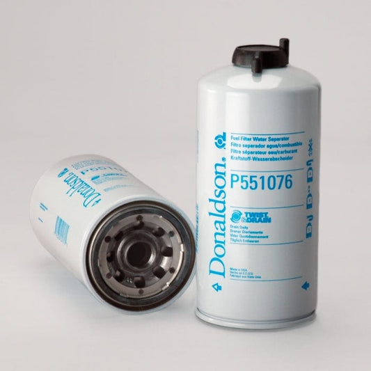 Donaldson Fuel Filter, Water Separator Spin-On Twist&Drain - Donaldson P551076
