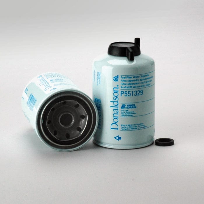 Donaldson Fuel Filter, Water Separator Spin-On Twist&Drain - Donaldson P551329