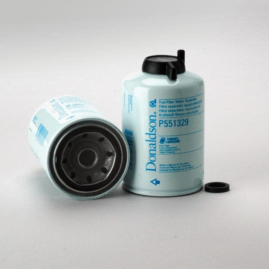 Donaldson Fuel Filter, Water Separator Spin-On Twist&Drain - Donaldson P551329