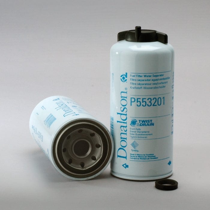 Donaldson Fuel Filter, Water Separator Spin-On Twist&Drain - Donaldson P553201