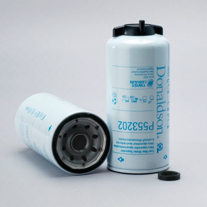 Donaldson Fuel Filter, Water Separator Spin-On Twist&Drain - Donaldson P553202