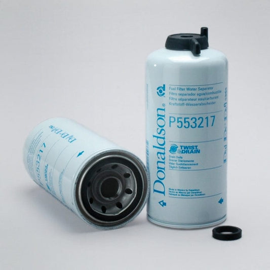 Donaldson Fuel Filter, Water Separator Spin-On Twist&Drain - Donaldson P553217