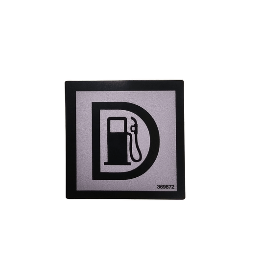 Doosan Diesel Fuel Label - Fork Truck Safety Information Decal - Doosan D25S D30S D35C