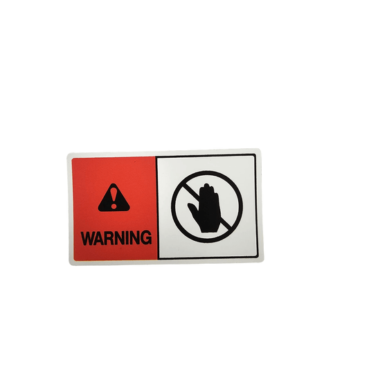 Doosan Hand Limb Warning - Fork Truck Safety Information Decal - Doosan D25S D30S D35C