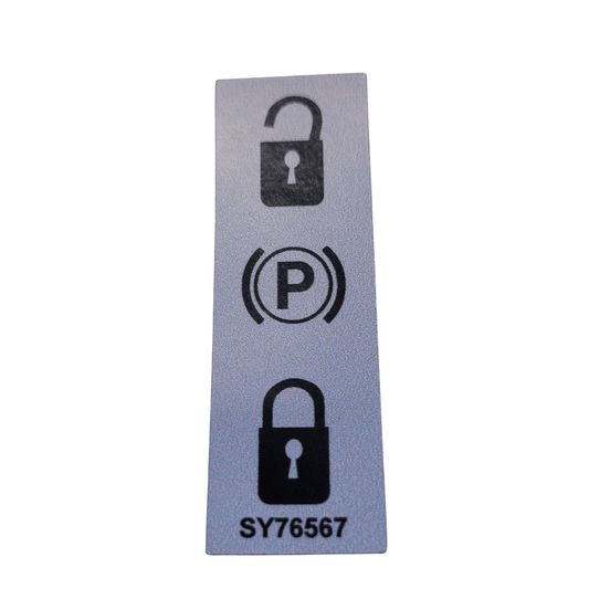 Doosan Handbrake - Fork Truck Safety Information Decal - Doosan D25S D30S D35C