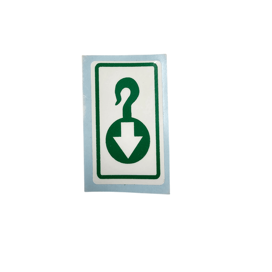 Doosan Hook Lashing Point - Fork Truck Safety Information Decal - Doosan D25S D30S D35C
