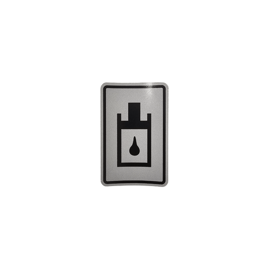 Doosan Hydraulic Oil - Fork Truck Safety Information Decal - Doosan D25S D30S D35C