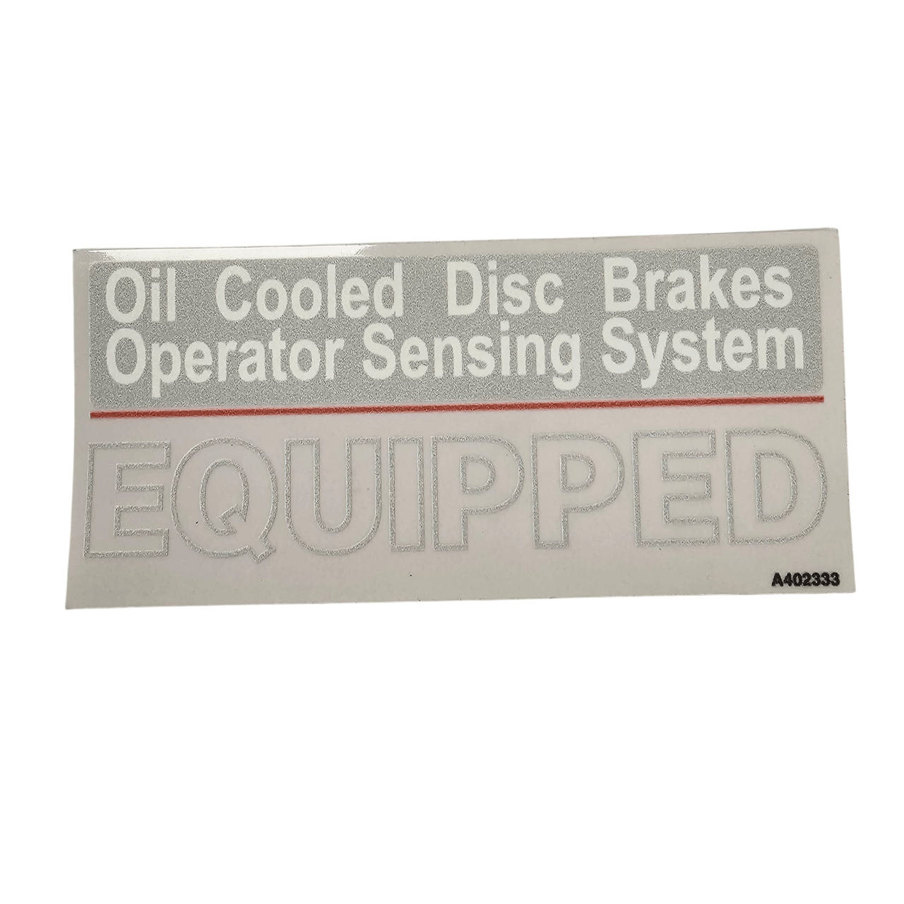 Doosan Oil Cooled Disc Brakes - Fork Truck Safety Information Decal - Doosan D25S D30S D35C