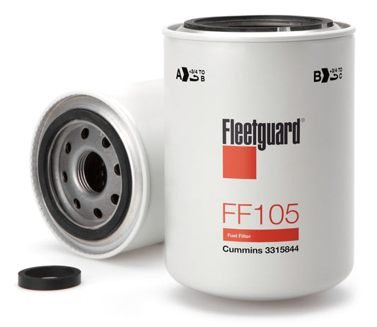 Fleetguard Fuel Filter (Spin On) - Fleetguard FF105
