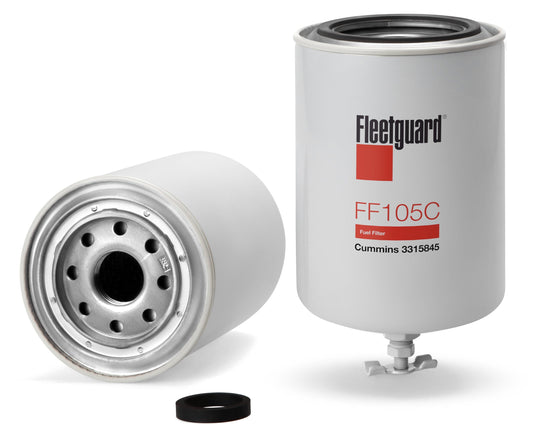 Fleetguard Fuel Filter (Spin On) - Fleetguard FF105C
