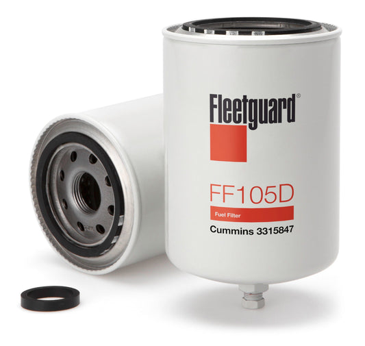 Fleetguard Fuel Filter (Spin On) - Fleetguard FF105D