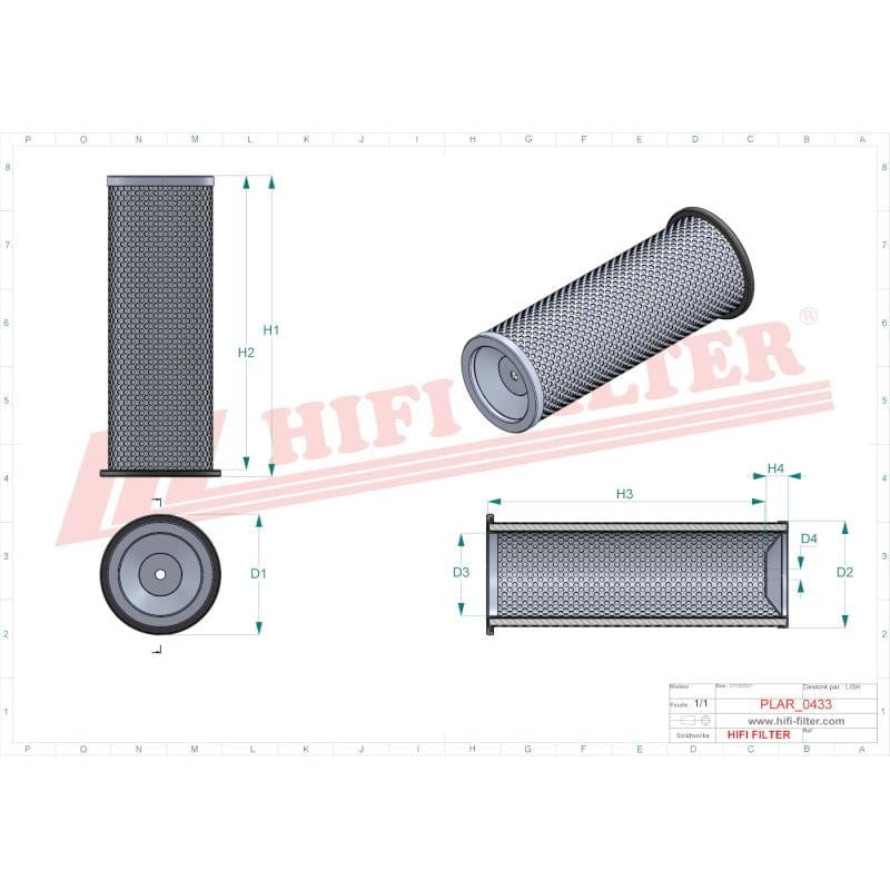 HiFi Filters Air Filter - Hifi SA18090