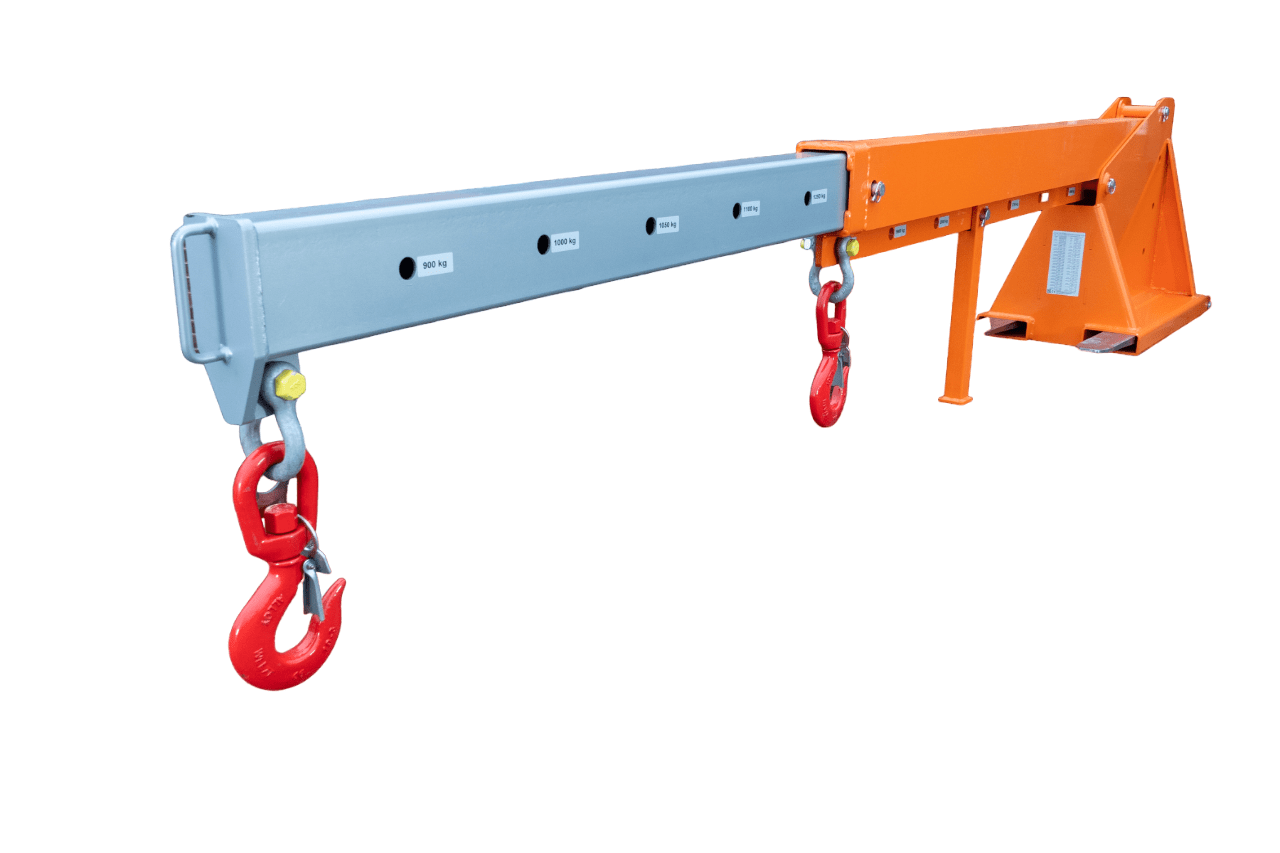 Invicta Forks & Attachments Limited Height Adjustable Extending Jib