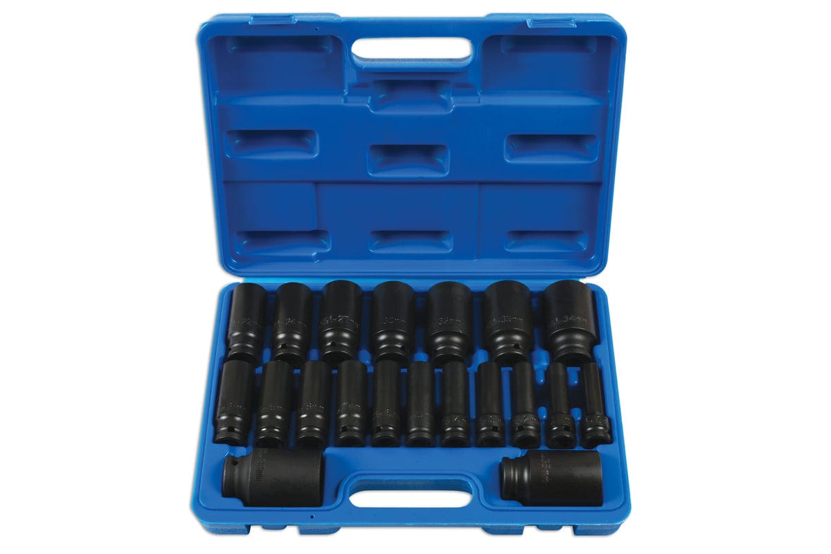 Laser Deep Impact Socket Set 1/2"D 20pc - (Laser 6830)