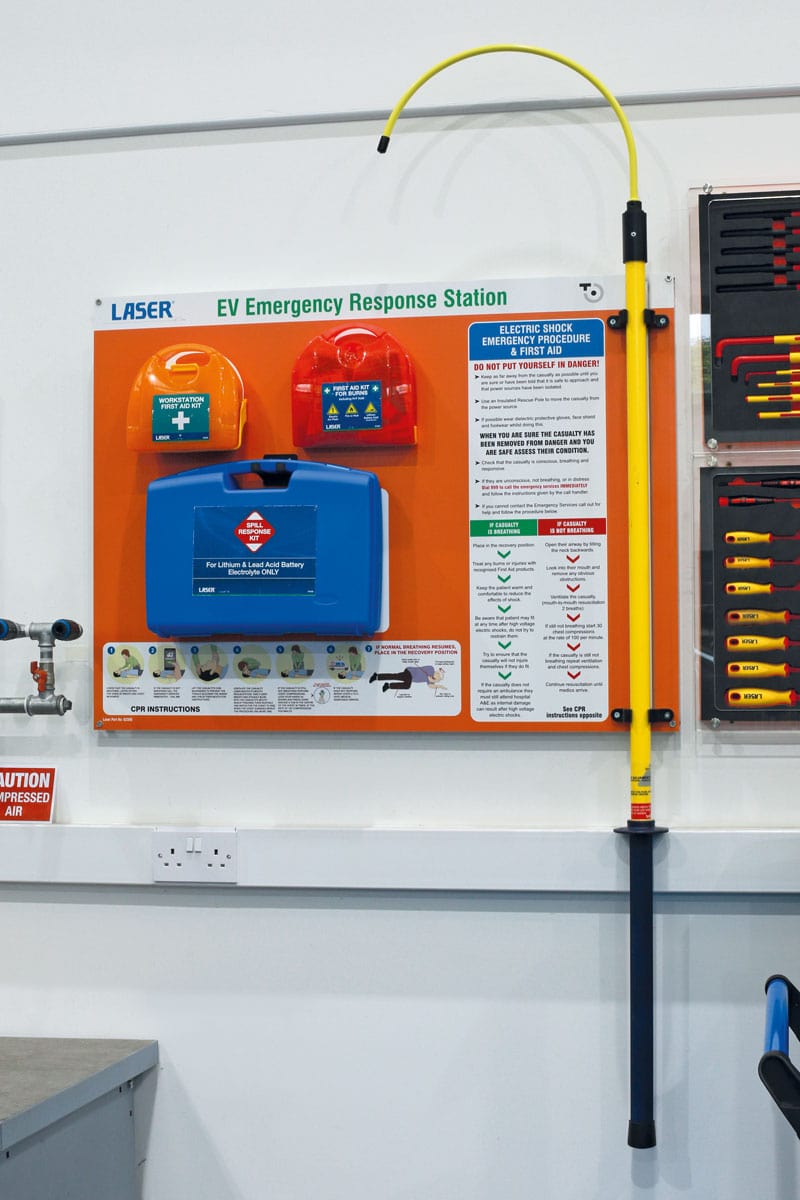 EV Emergency Response Station c/w, Electric Burns Kit, First Aid Kit ...