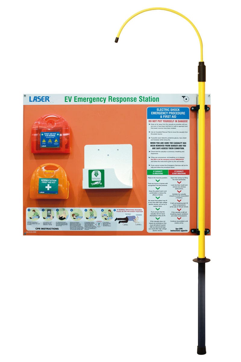 EV Emergency Response Station c/w Electric Burns Kit, First Aid Kit, B ...