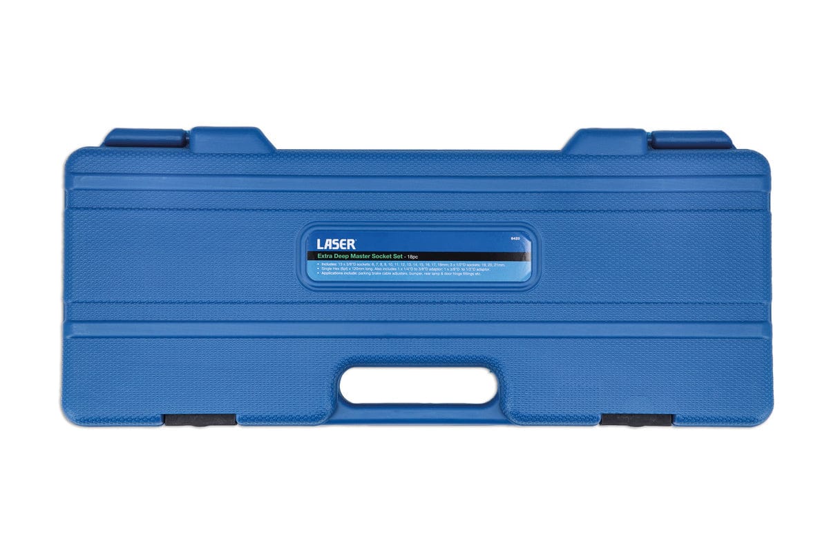 Laser Extra Deep Master Socket Set 18pc - (Laser 8420)