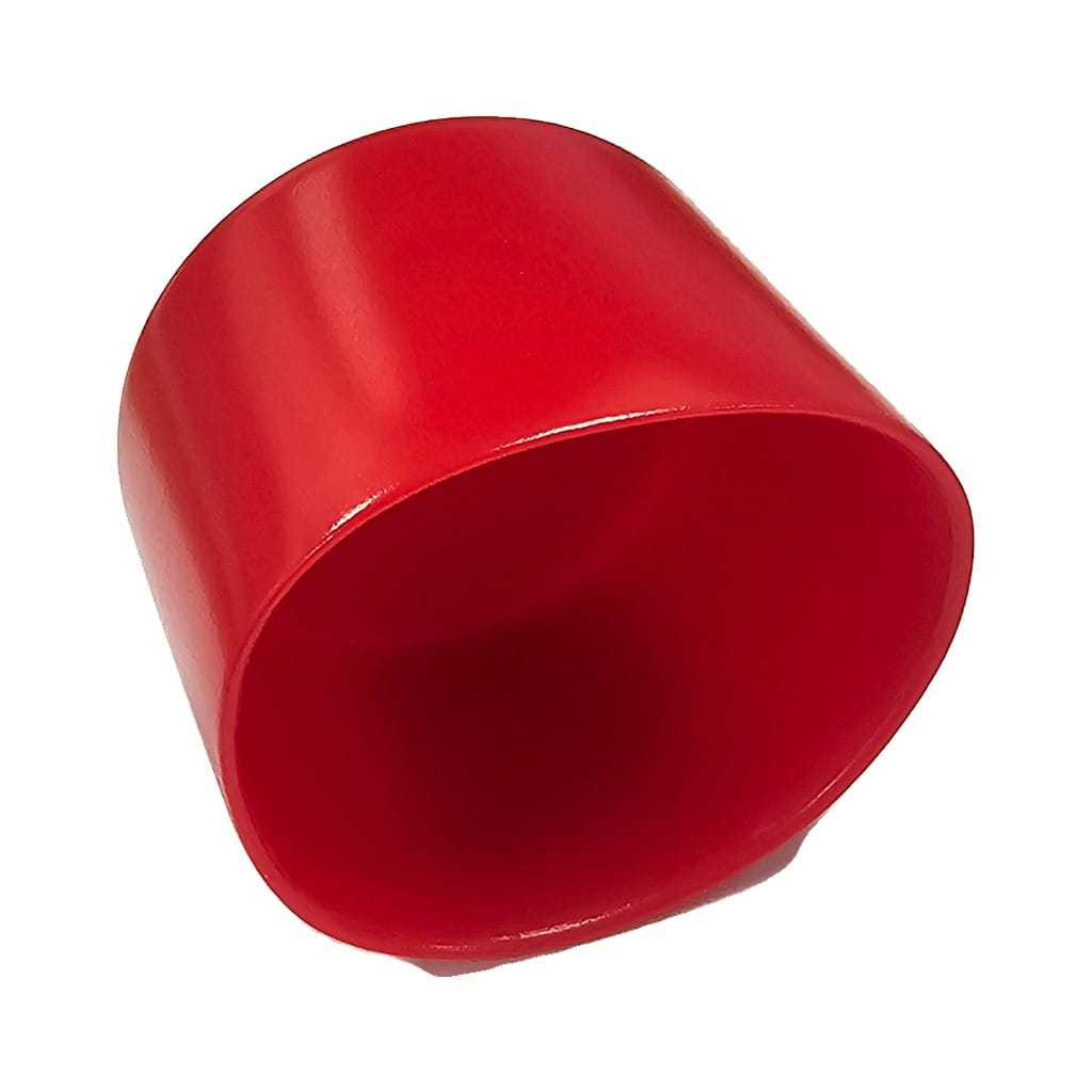 MH Spares 50.8mm (2") x 38.1mm (1.5") Round Vinyl Cap - Red
