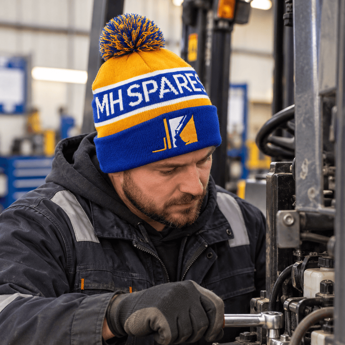 MH Spares MH Spares Embroidered Bobble Hat