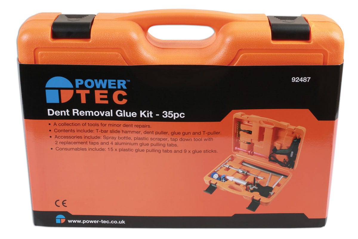 Power-Tec Dent Removal Glue Kit 35pc - (Power-Tec 92487)